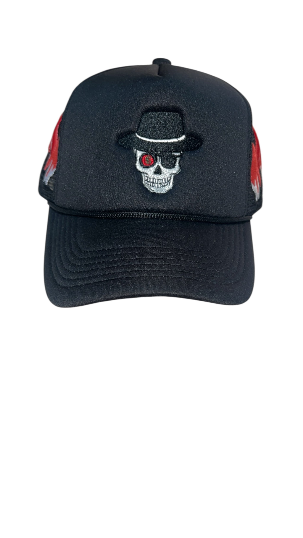BoszVaibz embroidered logo trucker hat