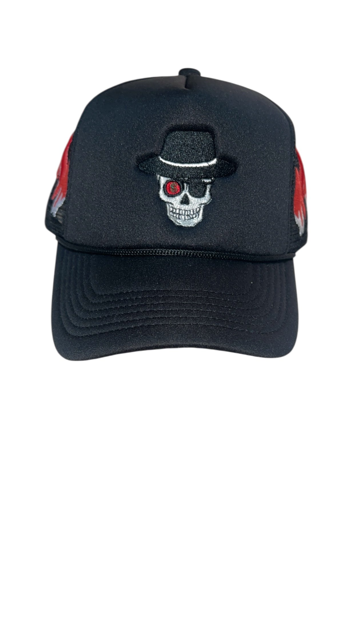 BoszVaibz embroidered logo trucker hat