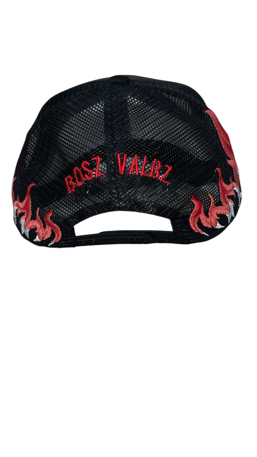 BoszVaibz embroidered logo trucker hat
