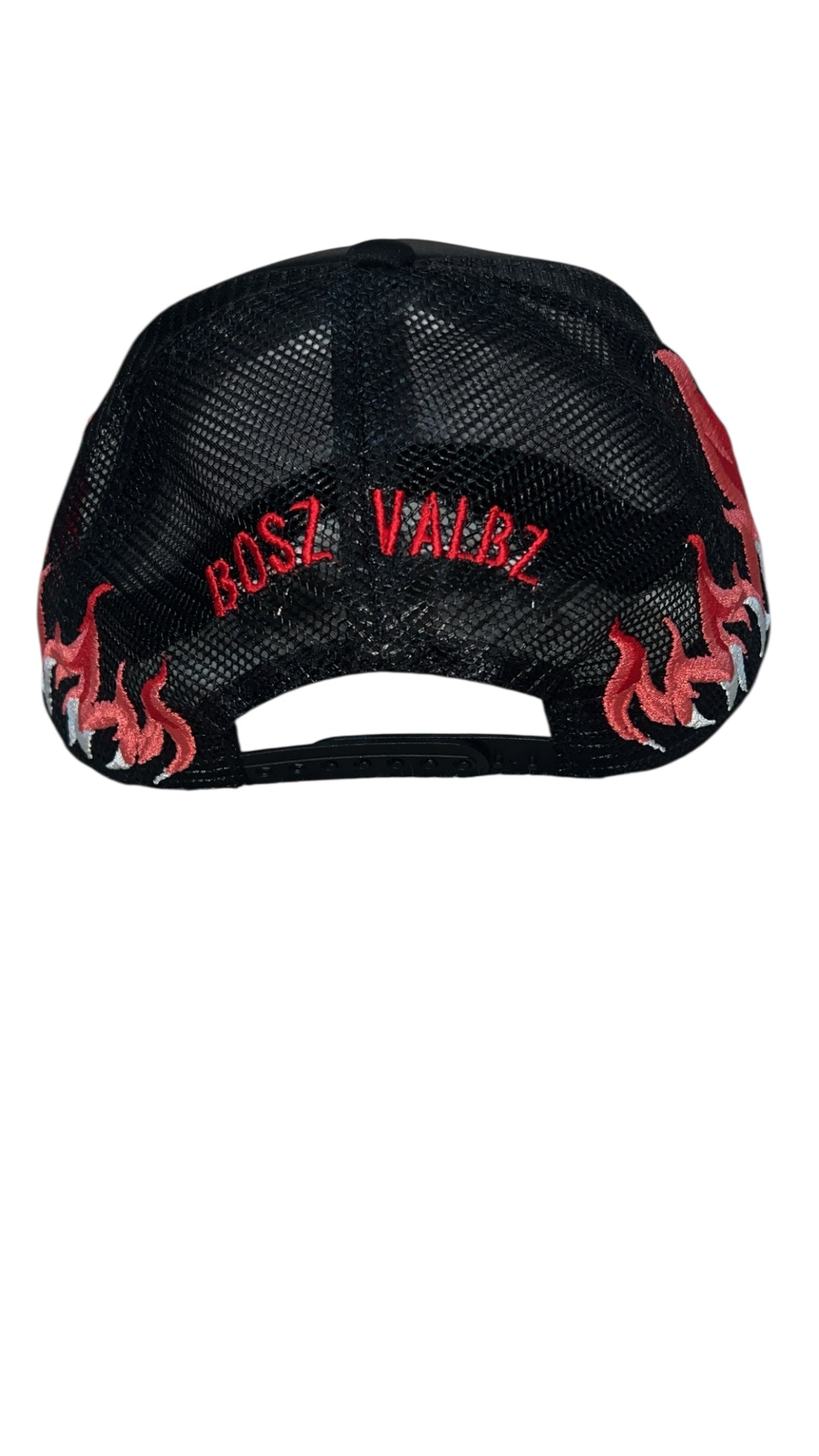 BoszVaibz embroidered logo trucker hat
