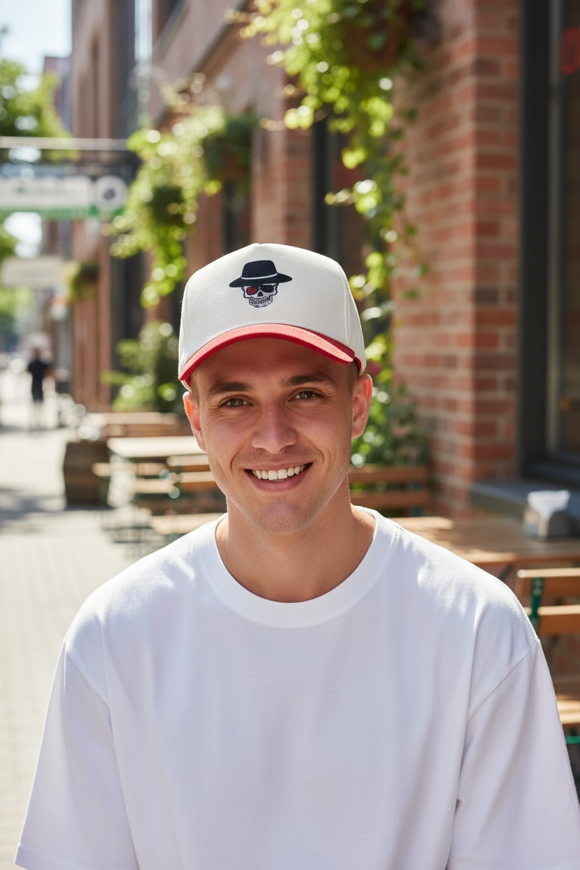 BoszVaibz embroidered logo corduroy hat